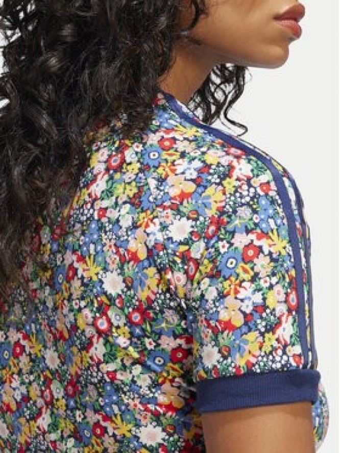 adidas T-Shirt Liberty London Cali JC7776 Kolorowy Slim Fit