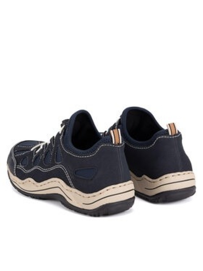 Rieker Półbuty L0551-14 Granatowy