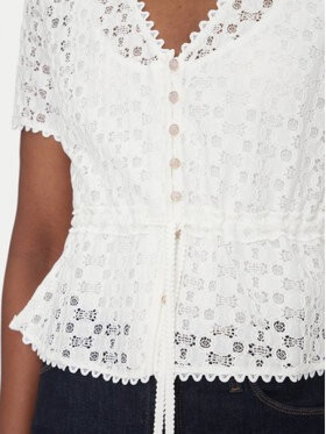 Morgan Bluzka 231-DATE Biały Slim Fit