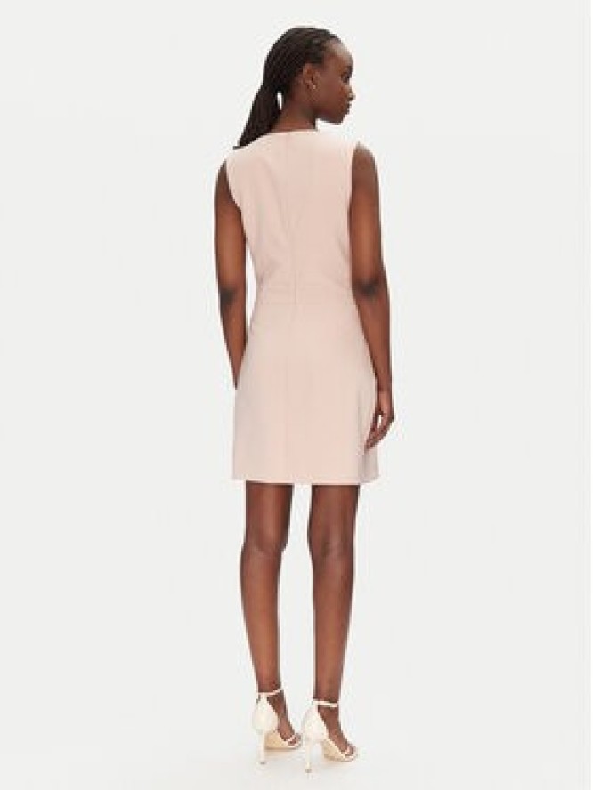 Rinascimento Sukienka koktajlowa CFC0124908003 Różowy Regular Fit