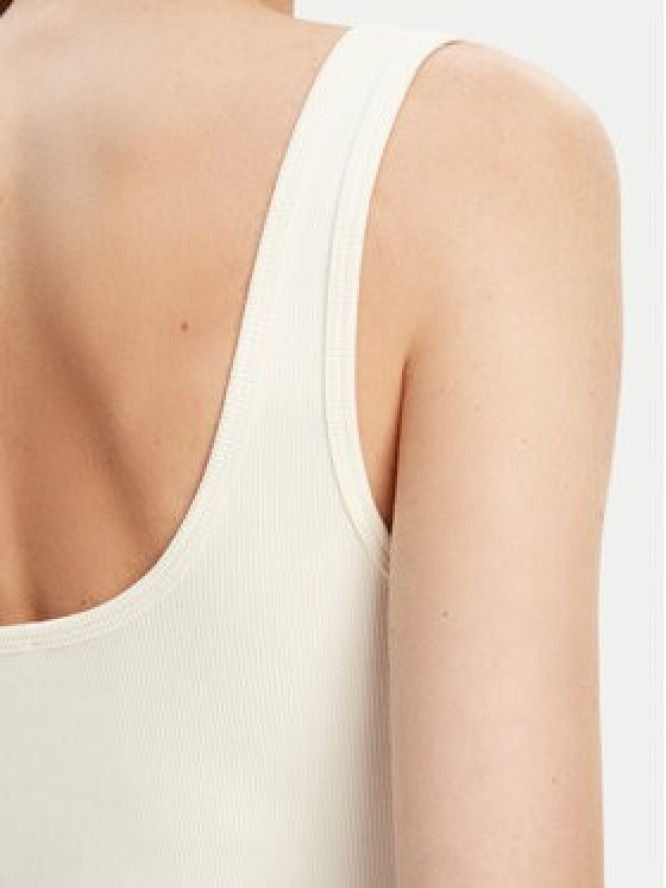 Guess Jeans Top W5YP35 KA0H1 Écru Regular Fit