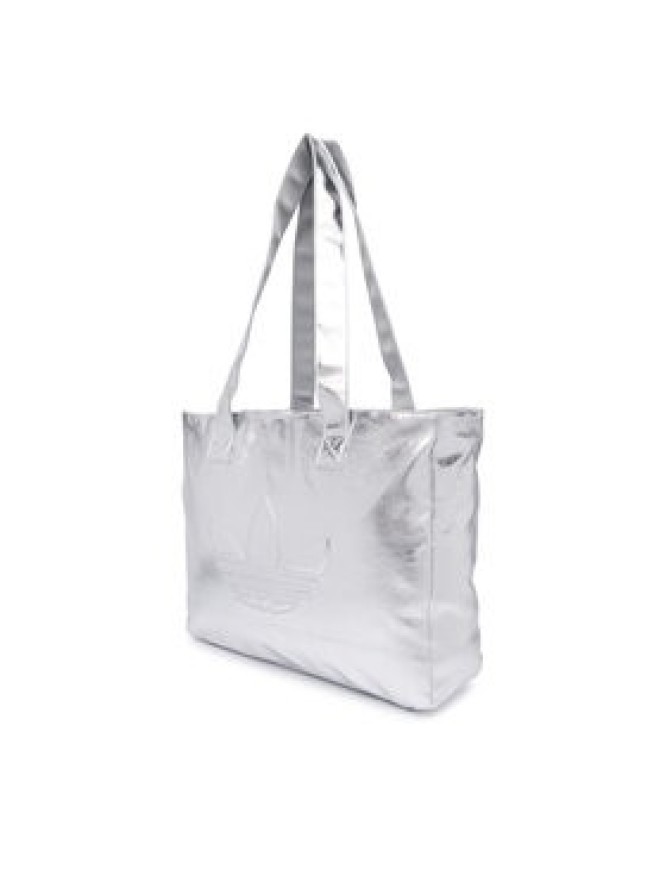 adidas Torebka Shopper Metallic Pu Bag KR1566 Srebrny