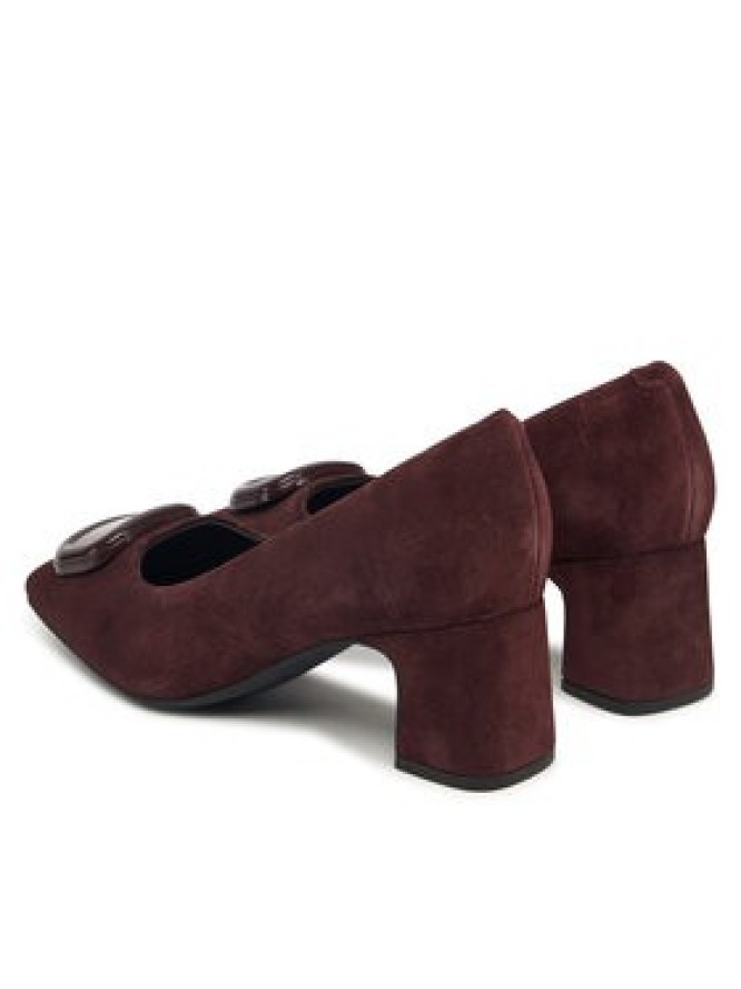 Clarks Czółenka Fernie Trim 26183038 Bordowy