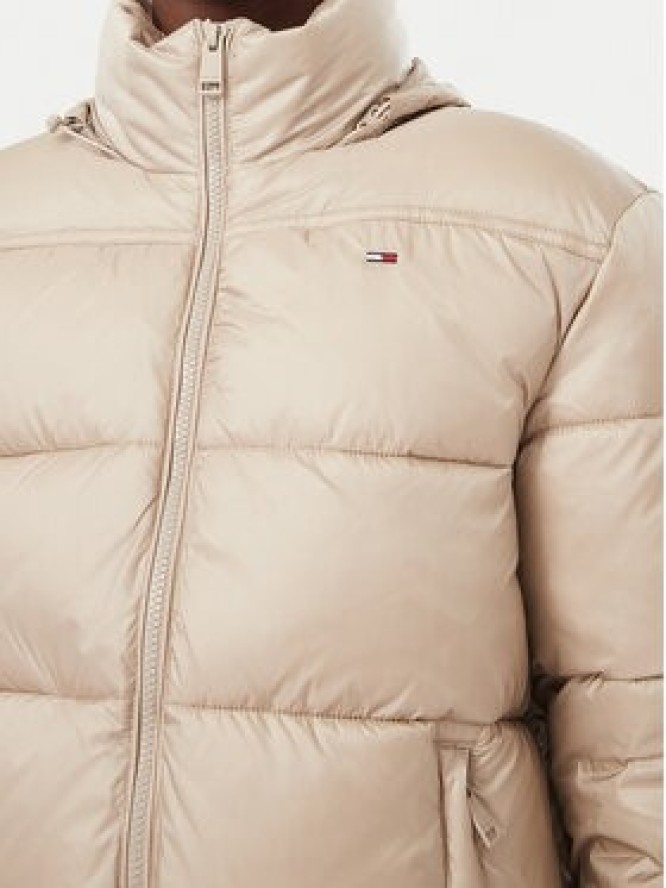 Tommy Jeans Kurtka zimowa DW0DW21619 Beżowy ciemny Relaxed Fit