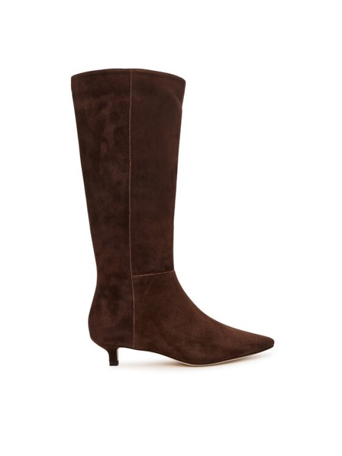 LAUREN RALPH LAUREN Kozaki Frncsa Tl Hl Bo Tal 802P15726002 Brązowy