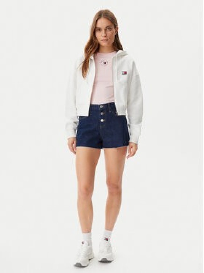 Tommy Jeans Bluza DW0DW21355 Biały Boxy Fit