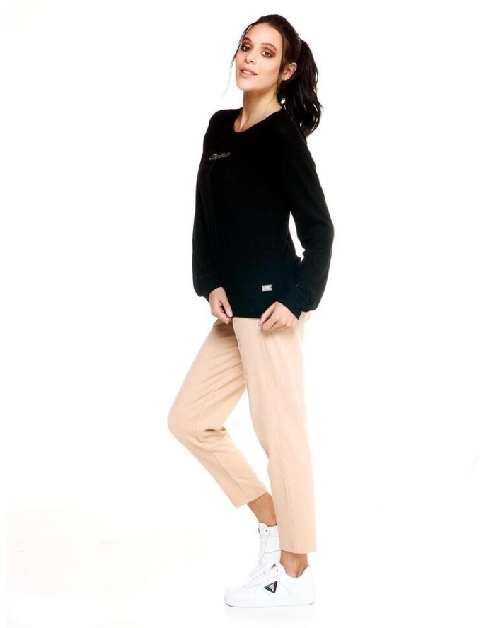 Damska bluza z okrągłym dekoltem Winter Chic Boxing Leone