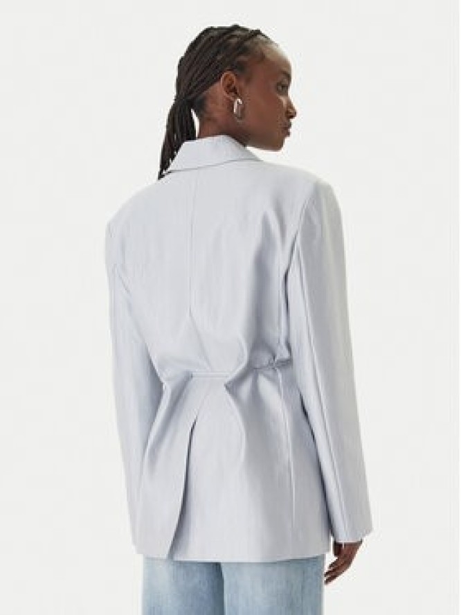 Eleh Marynarka SS260402 Błękitny Relaxed Fit