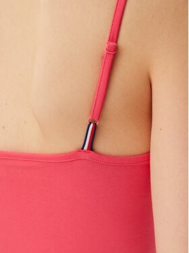 Tommy Jeans Top Essential DW0DW20675 Różowy Slim Fit