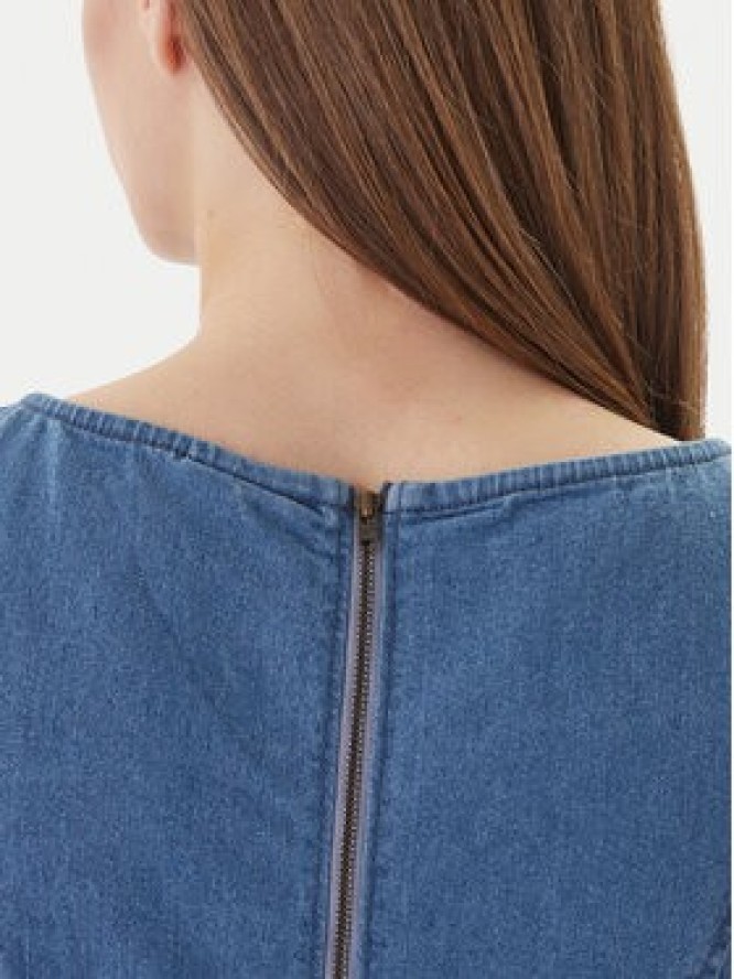 Vero Moda Sukienka jeansowa Kiara 10346411 Niebieski Regular Fit