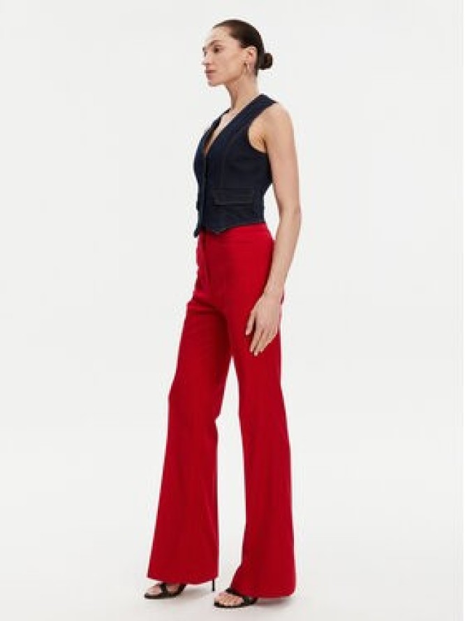 Morgan Spodnie materiałowe 251-PECO.F Czerwony Bootcut Fit