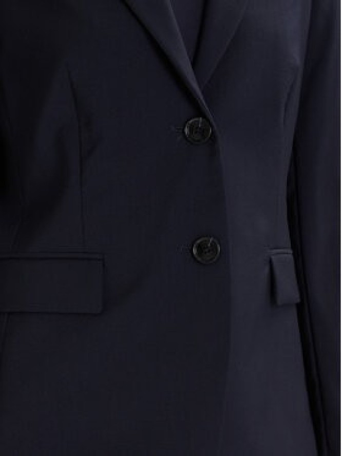 Boss Marynarka Juleah 50490035 Granatowy Regular Fit