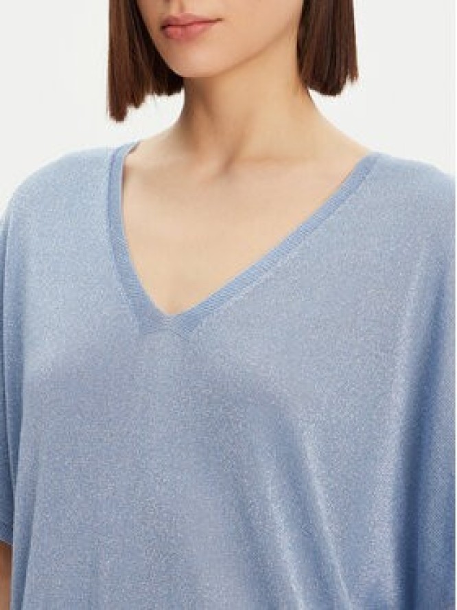 Morgan Sweter 251-MDIX Niebieski Relaxed Fit