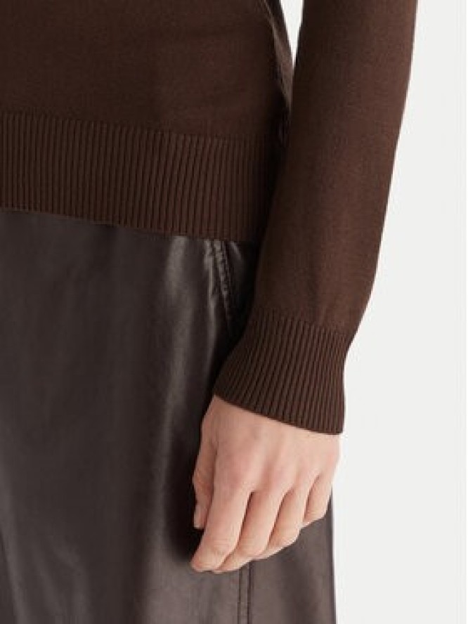 ACCESS FASHION Golf 54-8074 Brązowy Slim Fit