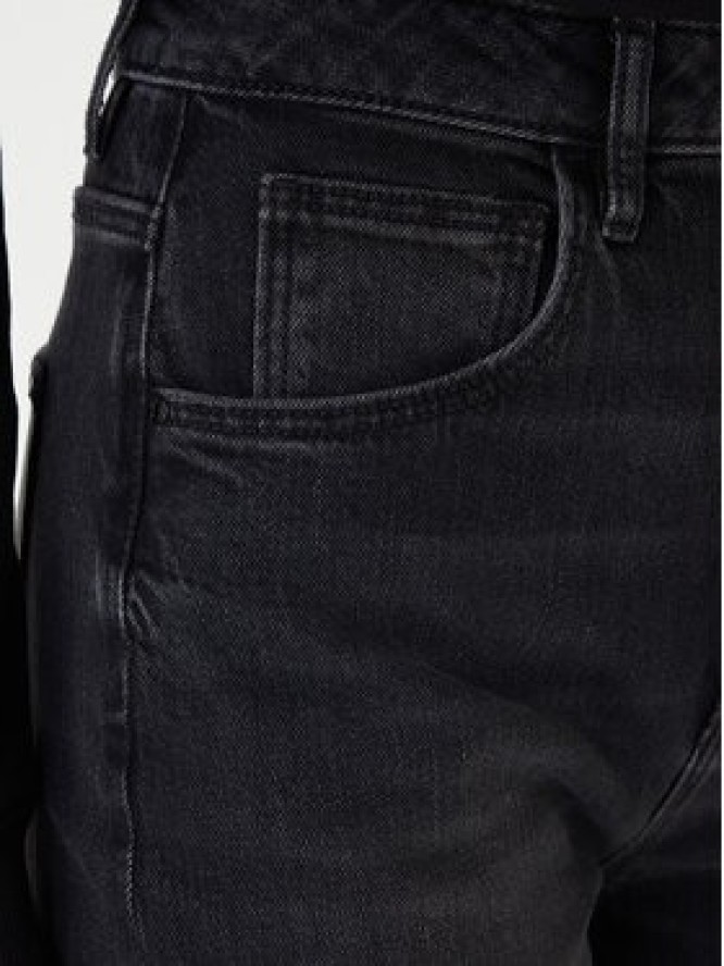 Guess Jeansy W2YA21 D4QD1 Czarny Mom Fit