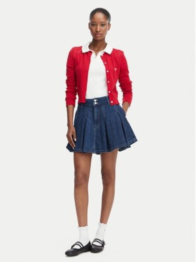 Tommy Jeans Spódnica jeansowa DW0DW22897 Niebieski Regular Fit