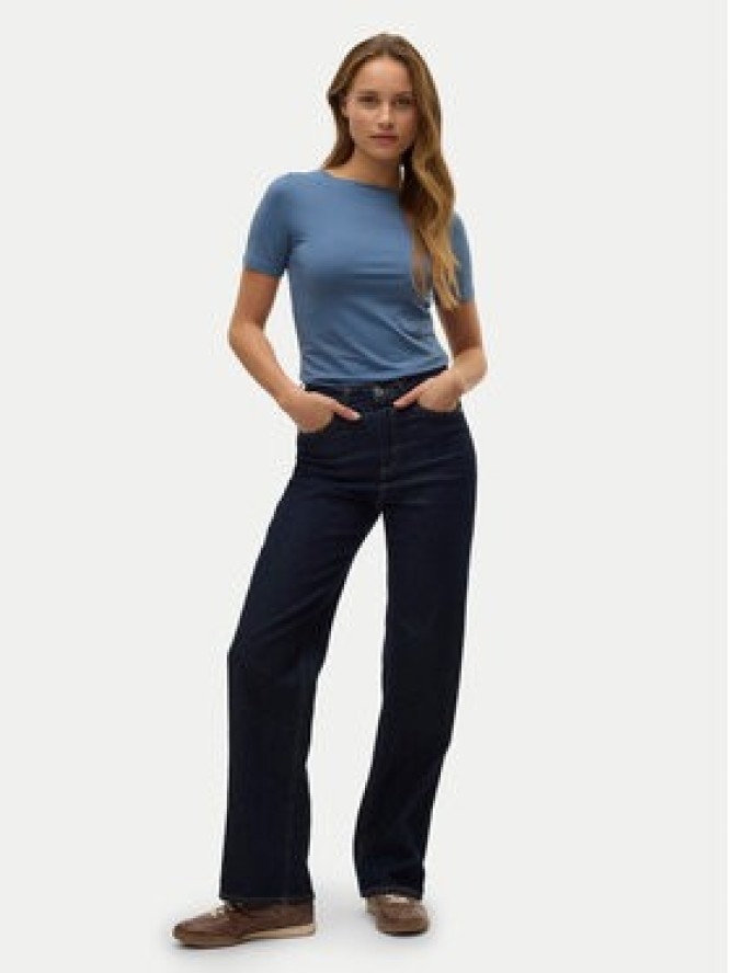 Vero Moda T-Shirt Panda 10231753 Niebieski Regular Fit