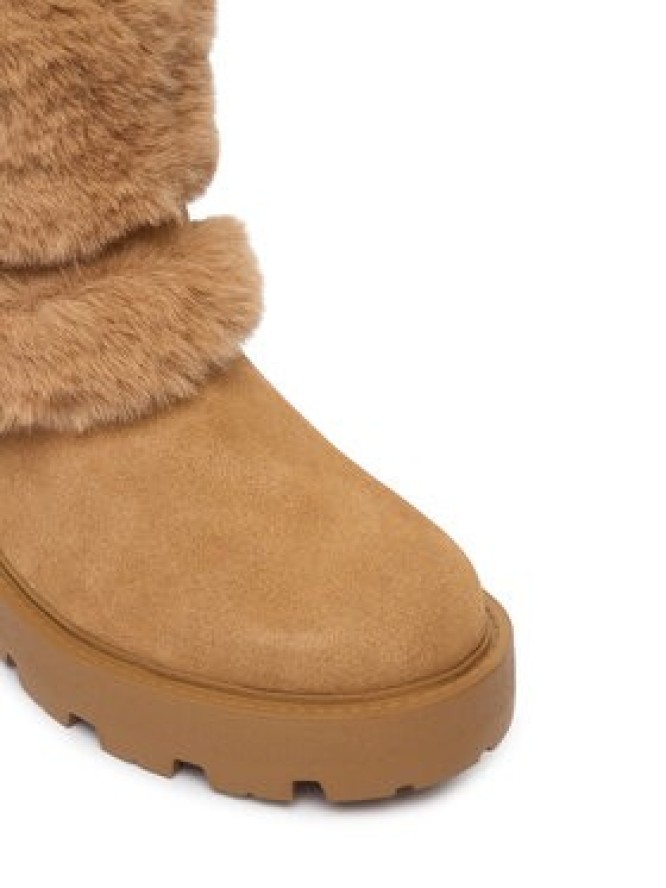 Guess Botki FLFYAF FUR10 Brązowy