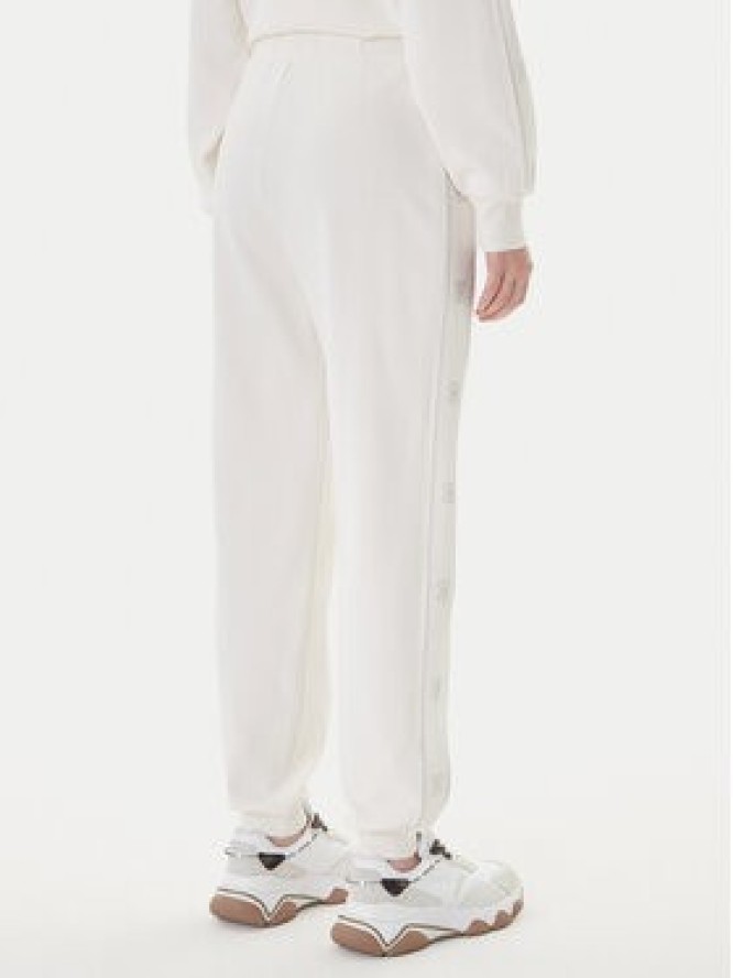 Guess Spodnie dresowe V5BB23 KCX22 Biały Regular Fit