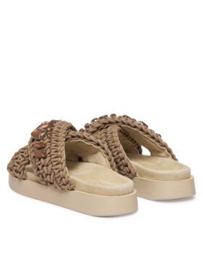 Inuikii Klapki Woven Stones 1004.003.0073 Beżowy jasny