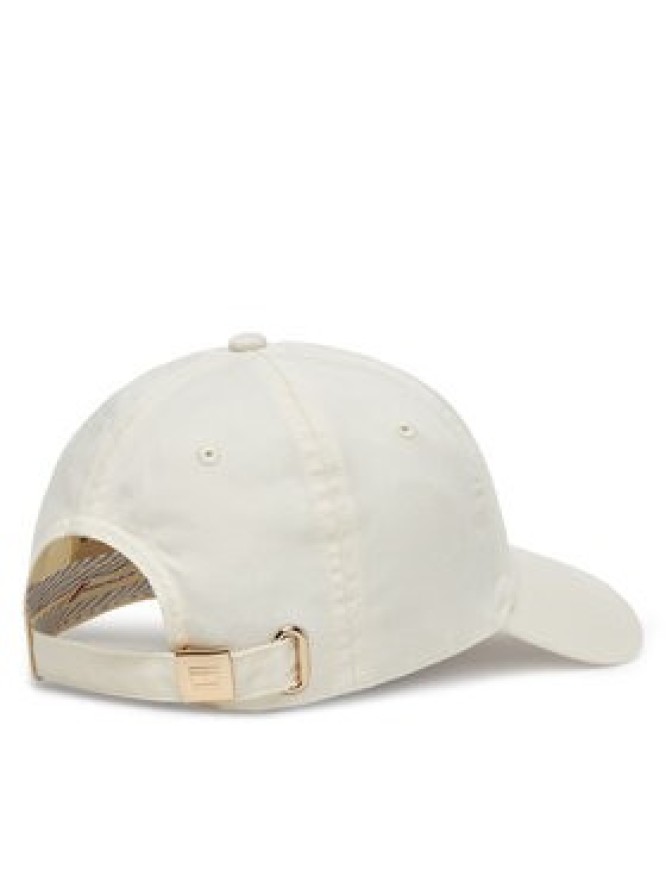 Tommy Hilfiger Czapka z daszkiem Essential Flag Soft Cap AW0AW17632 Écru