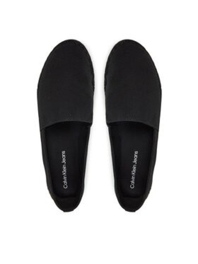 Calvin Klein Jeans Espadryle Flatform Esdparille Mg/Hdw YW0YW01737 Czarny