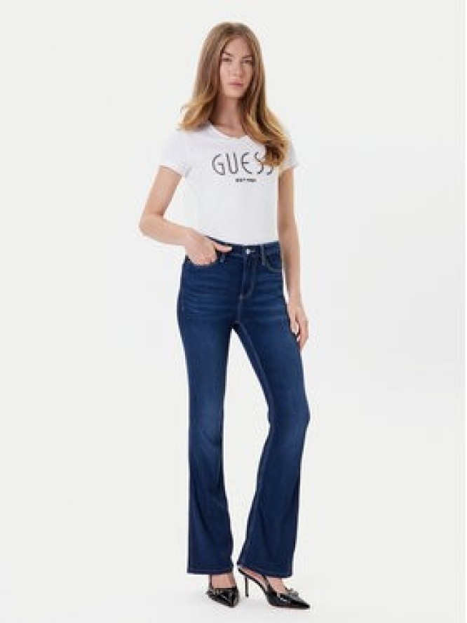 Guess T-Shirt W5YI05 J1314 Biały Regular Fit