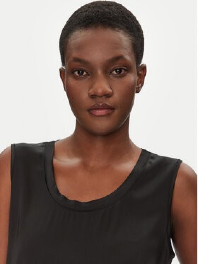 ViCOLO Bluzka TD0006 Czarny Relaxed Fit