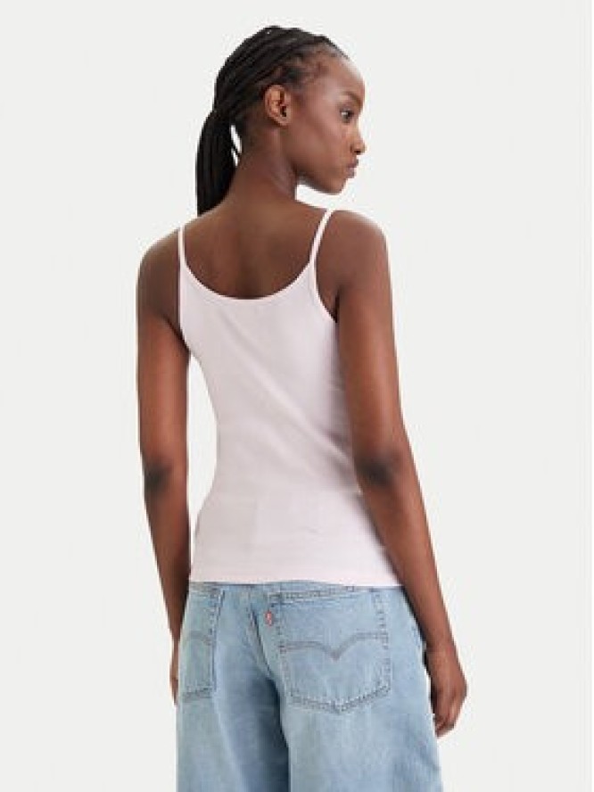 Tommy Jeans Top DW0DW22278 Różowy Slim Fit