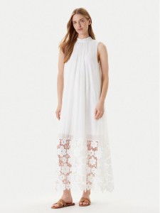 YAS Sukienka letnia Twigsy 26037703 Biały Relaxed Fit