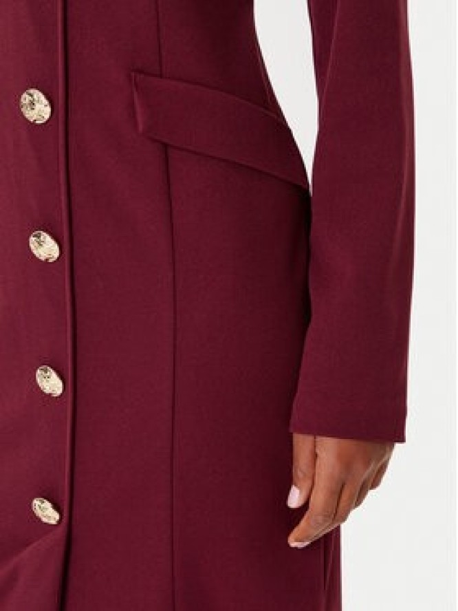 Joseph Ribkoff Sukienka koktajlowa 253072 Bordowy Regular Fit