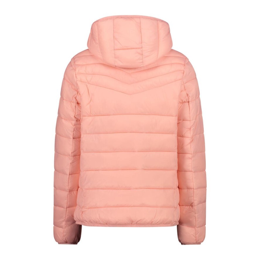 Kurtka Damska Zimowa CMP 32K3016 OCIEPLANA Różowa