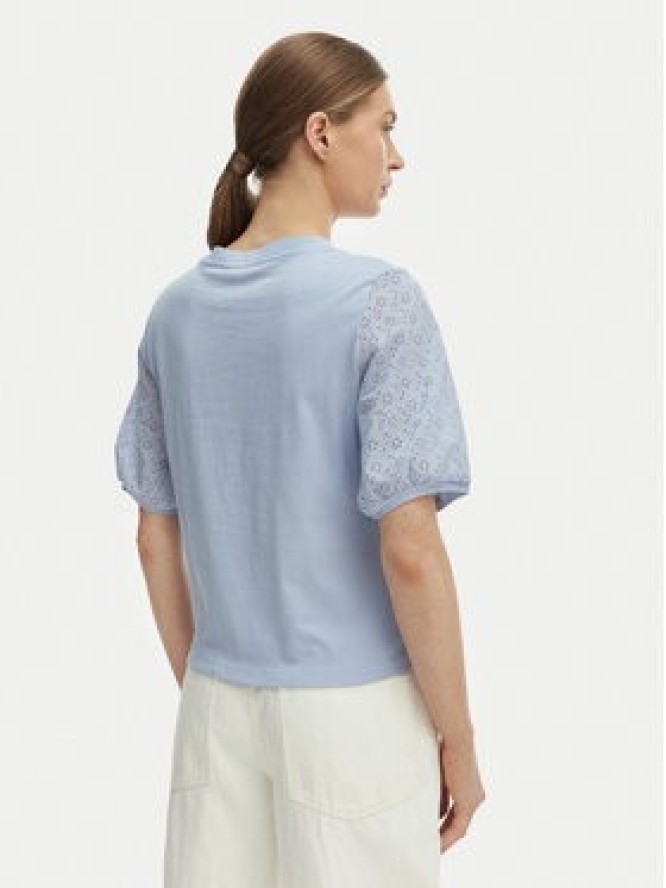 Vero Moda Bluzka Janni 10340706 Błękitny Regular Fit