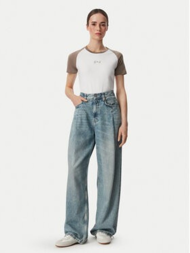 Guess Jeans T-Shirt W6YI04 K3637 Biały Regular Fit