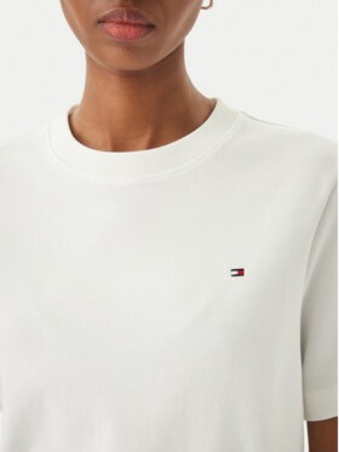 Tommy Hilfiger T-Shirt WW0WW49646 Biały Boxy Fit
