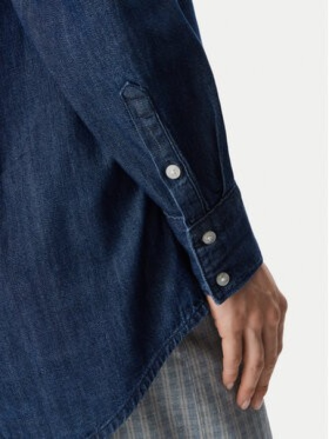 Guess Jeans Koszula jeansowa W6YHC2 D1195 Niebieski Relaxed Fit