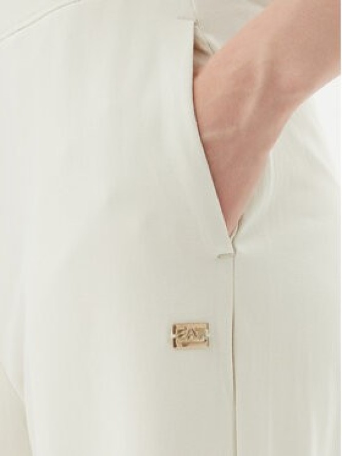 EA7 Emporio Armani Spodnie dresowe 7W000083 AF13135 U1112 Beżowy Wide Leg