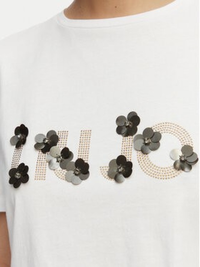 Liu Jo T-Shirt WA6238 JS923 Biały Regular Fit