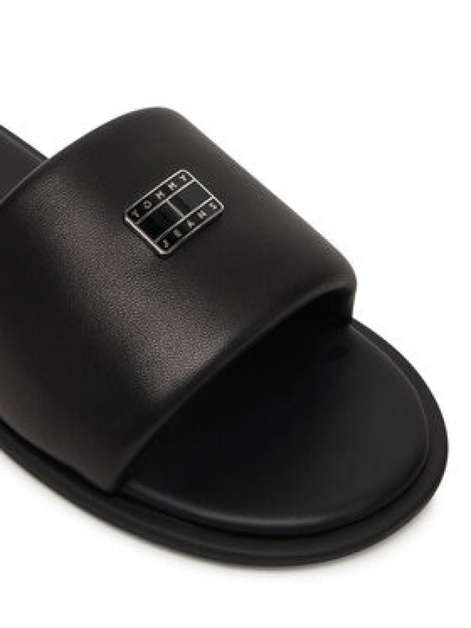 Tommy Jeans Klapki Tjw Soft Padded Casual Slide EN0EN02950 Czarny