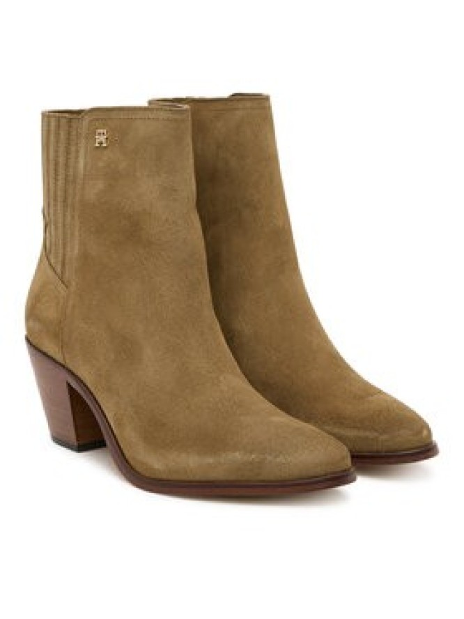 Tommy Hilfiger Botki Western FW0FW08888 Brązowy