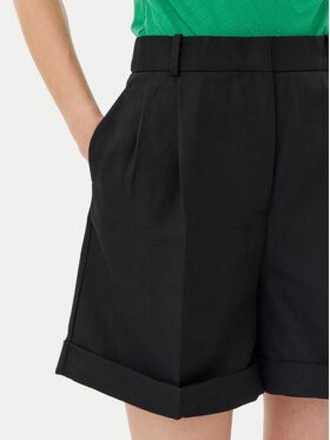 Tommy Hilfiger Szorty materiałowe WW0WW44767 Czarny Regular Fit