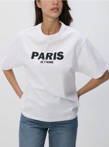 T-shirt z nadrukiem - biały