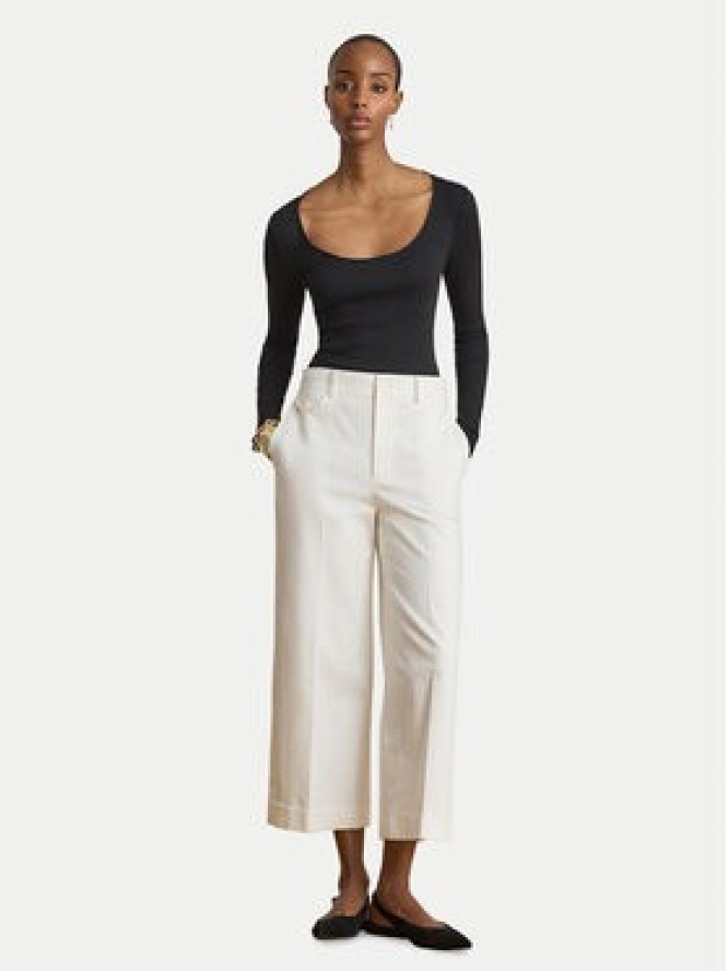 LAUREN RALPH LAUREN Bluzka 200980145005 Czarny Slim Fit