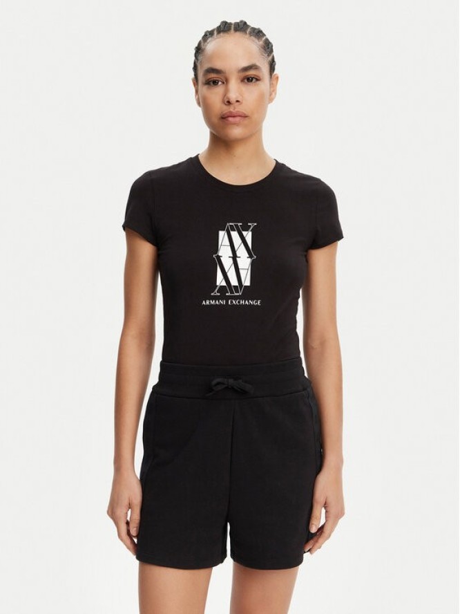Armani Exchange T-Shirt XW000511 AF11929 UC001 Czarny Slim Fit