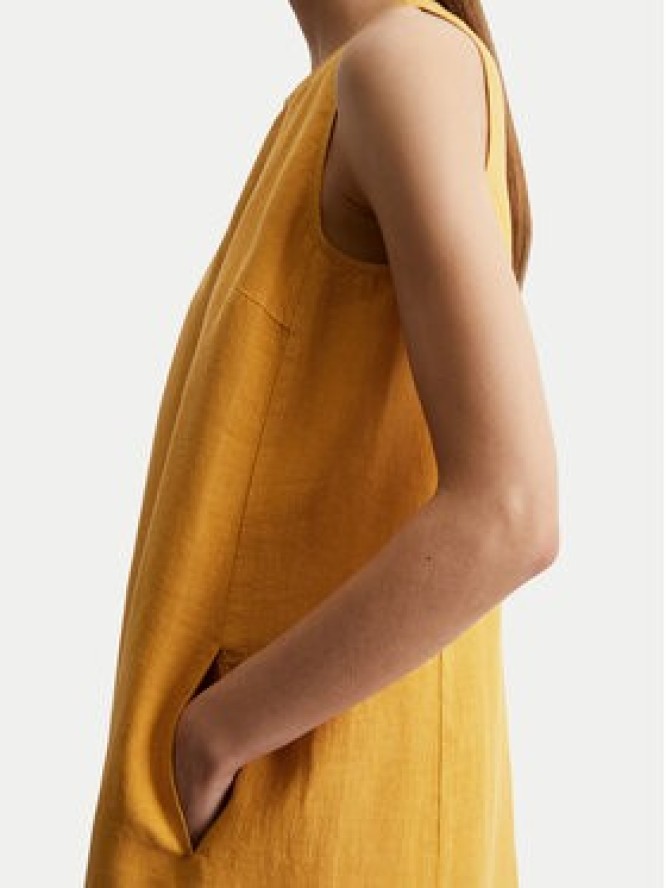 Marc O'Polo Sukienka letnia 516 0112 21237 Żółty Regular Fit