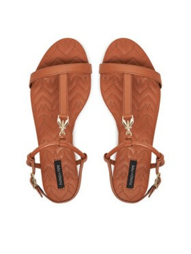 Patrizia Pepe Sandały 8X0025/L048-B815 Brązowy