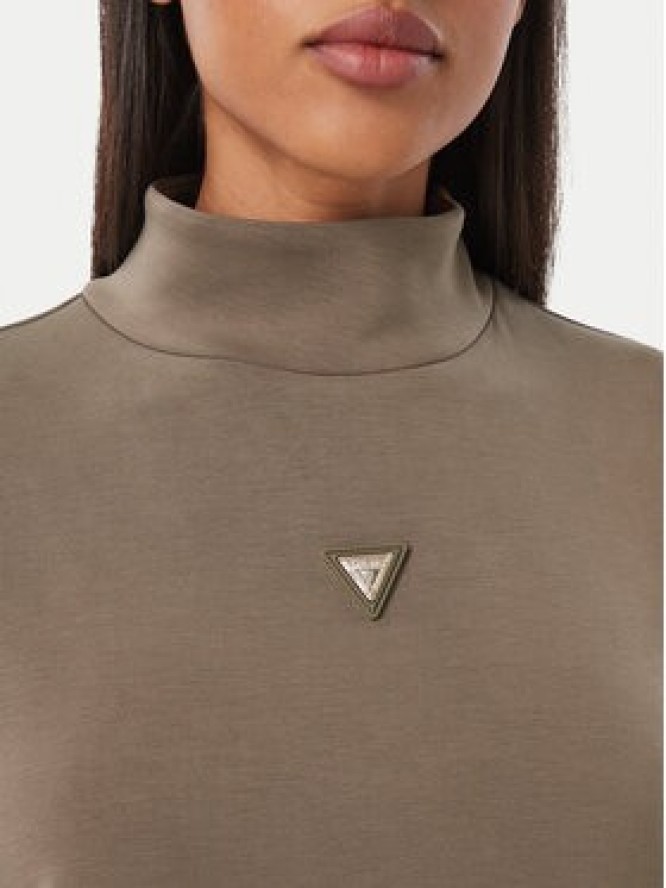 Guess Bluza V4YQ05 KCAY2 Zielony ciemny Regular Fit
