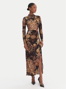 Rinascimento Sukienka koktajlowa CFC0020154002 Czarny Slim Fit