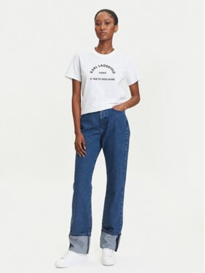 KARL LAGERFELD Jeansy A3W10017 Niebieski Straight Fit