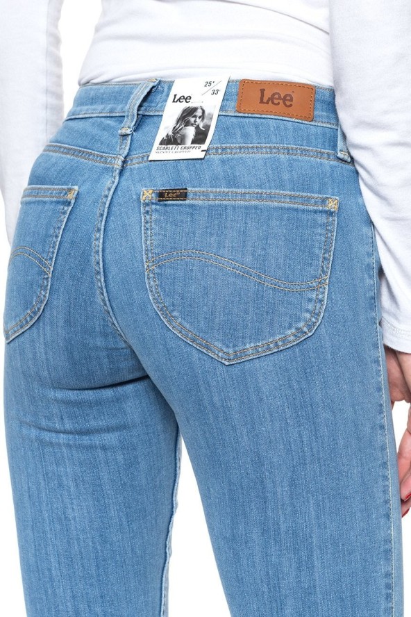 SPODNIE DAMSKIE LEE SCARLETT CROPPED FRESH NEO L30CPFML 112106369